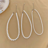 South Shell Pearl Bead Clavicular Chain Necklace