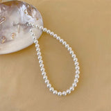 South Shell Pearl Bead Clavicular Chain Necklace