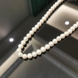 8-9mm Near Round Slightly Flawed Freshwater Pearl Necklace Set