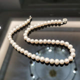 8-9mm Near Round Slightly Flawed Freshwater Pearl Necklace Set