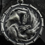 Zodiac Pterodactyl Pendant Necklace for Men