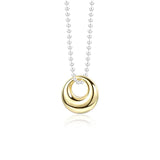 925 Silver Bead Chain Necklace Pendant Clavicle Jewelry