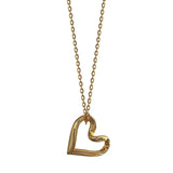 925 Silver Heart Necklace Women's Collarbone Chains