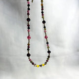 Vintage High Sole Tourmaline/Garnet/Agate Necklace