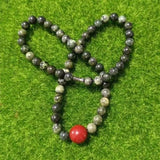 Natural Jade Tibetan Jade Medicine King Stone Necklace Men's and Women's