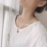 Angel Wings Little Girl Necklace Female Forest Elves S925 Sterling Silver