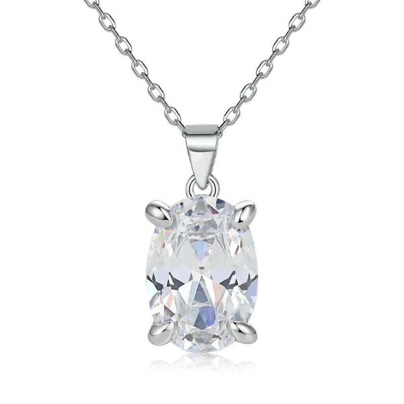 Zircon Pendant Necklace Female Hot S925 Silver