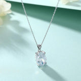 Zircon Pendant Necklace Female Hot S925 Silver