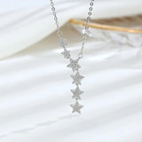 Daughter Special Star Necklace Silver 925 Personalised Jewelry Women'S