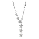 Daughter Special Star Necklace Silver 925 Personalised Jewelry Women'S