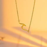 925 Silver Necklace Round Pendants Clavicalis Chain Choker Girl Gift