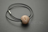 Druzy Agate Round Ball Pendant Necklace 5pcs
