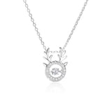 Hiyong Beating Heart Necklace - Sterling 925 Silver Heart Pendant