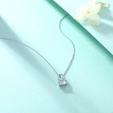 Zircon Pendant Necklace S925 Silver