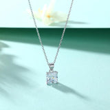 Zircon Pendant Necklace S925 Silver