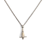 925 Silver Whale Necklace Ocean Animal Pendant