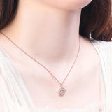 Colorful Twelve Birthday Stone Pendant Necklace Sterling Silver