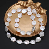 Freshwater Pearl Necklace Irregular Wedding Party Jewelry