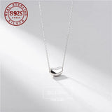 925 Sterling Silver Peas Pendants Necklace for Women Bride Wedding