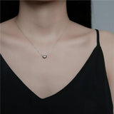 925 Sterling Silver Peas Pendants Necklace for Women Bride Wedding