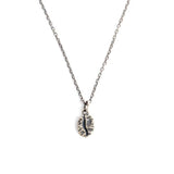 925 Silver Coffee Bean Pendant Choker Vintage Necklace