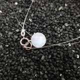 Moonstone Gemstone 925 Silver Choker Necklace for Women