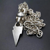 Lightning Skull Necklace Retro Style Jewelry