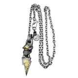 Lightning Skull Necklace Retro Style Jewelry