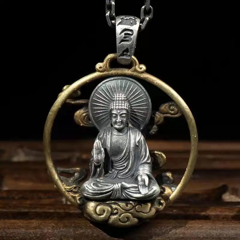 Vintage Buddha Pendant 12 Zodiac Men and Women Amulet