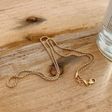 Twisted Rope Chain Necklace Real 925 Sterling Silver Choker