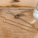 Twisted Rope Chain Necklace Real 925 Sterling Silver Choker
