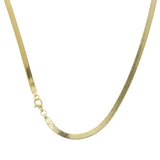 Punk Layered Flat Blade Snake Chain Choker Necklace for Women