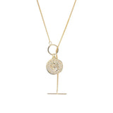 925 Silver Relief Coin Pendant Necklace Fine Jewelry