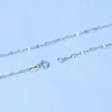 925 Silver Twist Chain Necklace 16in 0.9g