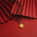 24k Pure Gold Ruyi Lock Pendant Necklace for Women Baby Birthday