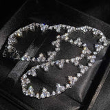 Vintage Silver Chain Layered Necklace for Women Pendant 20