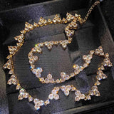 Vintage Silver Chain Layered Necklace for Women Pendant 20