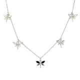 SloveCabin Sterling Silver Dargonfly Choker Necklace