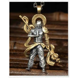 Vintage Monkey Pendant Necklace for Men