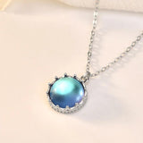 Moonstone Pendant Necklace for Women Wedding Party Gift