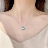Moonstone Pendant Necklace for Women Wedding Party Gift