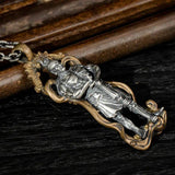 Retro Pendant Necklace Men's Amulet Jewelry Accessories