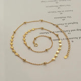 Tiny Heart Sterling Silver 925 Short Necklace Dainty Bead Choker