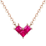 S925 Silver Necklace with Zircon Pendant for Women Wedding