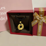 18K Safety Buckle Necklace Fine Jewelry for Men Women