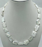18-25mm Rectangular Freshwater Pearl Necklace 20 Inches