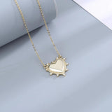 925 Silver Heart Necklace Womens Jewelry