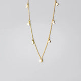 925 Silver Choker Tassel Star Moon Pendant Necklace for Women
