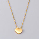 Heart-shaped Shell Starry Necklace 18K Plated for Women