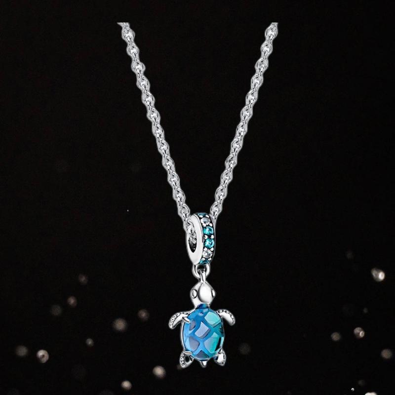 Robot Galaxy Series Silver Necklace Women Gift